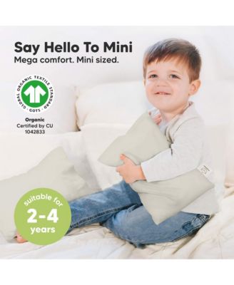 Mini Toddler Pillow and Pillowcase for Crib, 9x13 Small Pillow for Toddler, Kids Travel Pillow