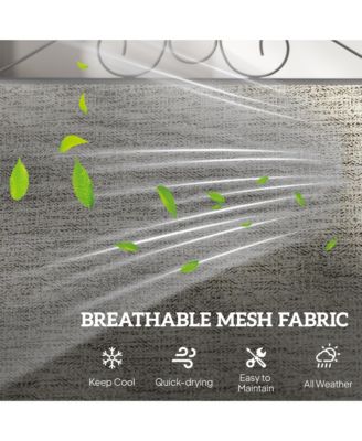 2-Person Outdoor Glider Chair with Table for Garden