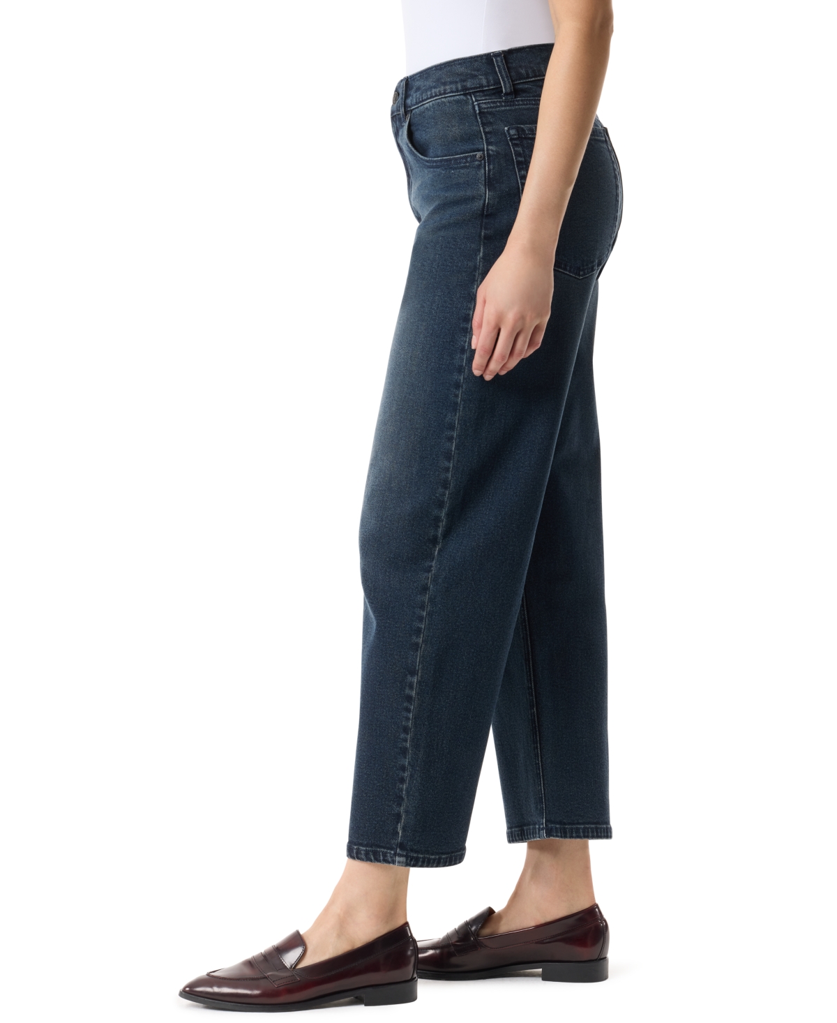 Gloria Vanderbilt Women's Barrel High-rise Jeans In Blue