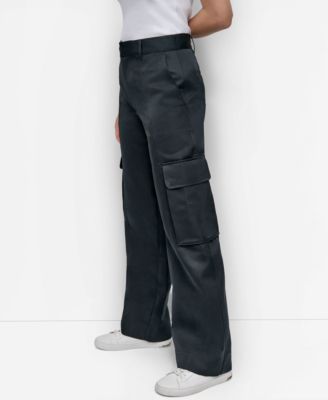 Women's High Waist Wide Leg Cargo Pants