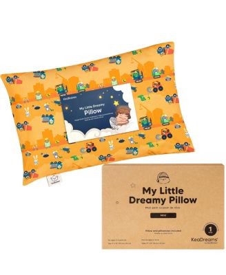 Mini Toddler Pillow and Pillowcase for Crib, 9x13 Small Pillow for Toddler, Kids Travel Pillow