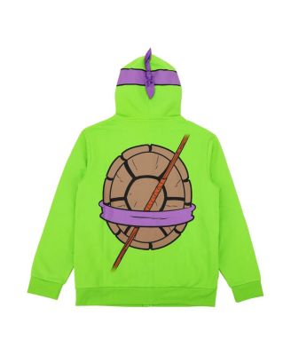 TEENAGE MUTANT NINJA TURTLES Donatello Long Sleeve Men's Green Cosplay Hoodie-Medium