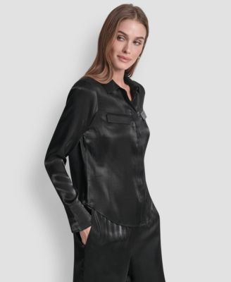 Women's Pocket Detail Long Sleeve Top