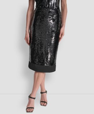 Women's Sequin Detail Skirt