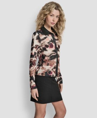 Women's Long Sleeve Button Front Top