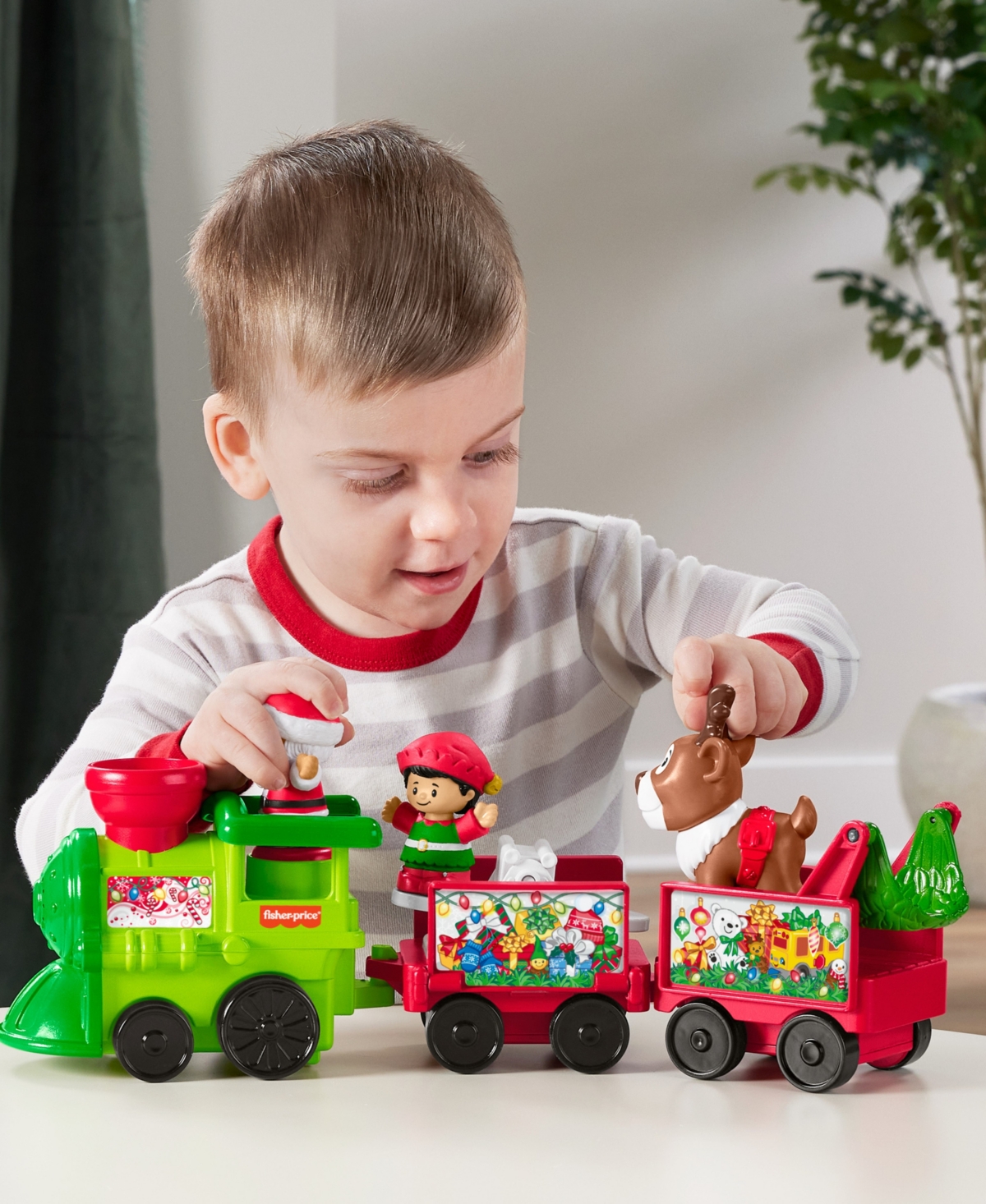 Little People Musical Christmas Train Toy In Multi