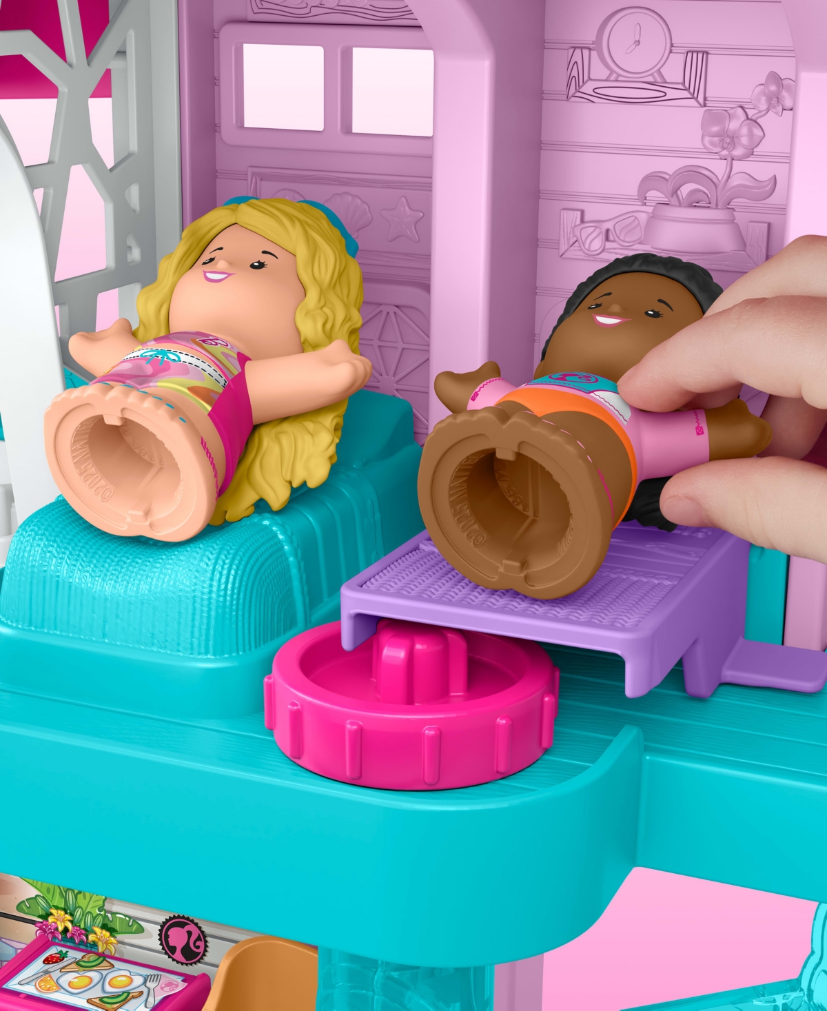 Little People Barbie Beach House Playset In Multi