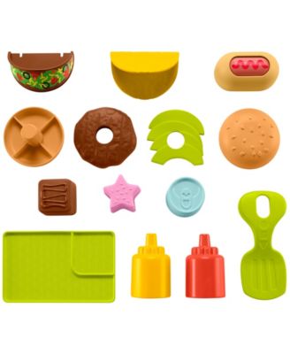 Laugh and Learn 4-in-1 Snack Cart Walker, 14 Play Pieces