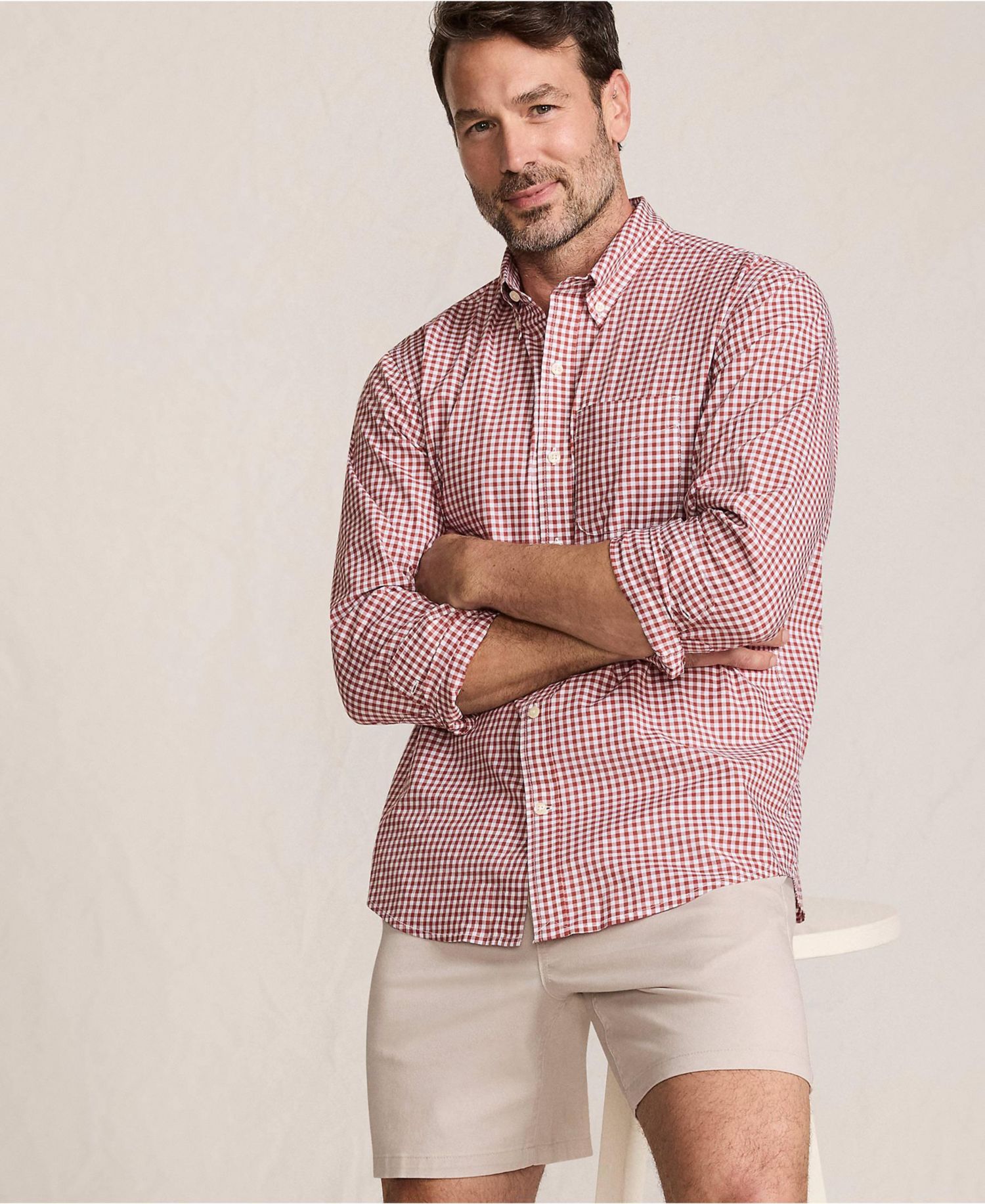 Men's Long Sleeve Poplin Shirt