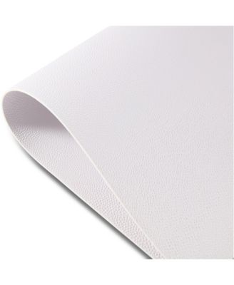 Lucerne Reversible Premium Faux Patent Leather 12" x 18" Rectangular Placemats Set of 4