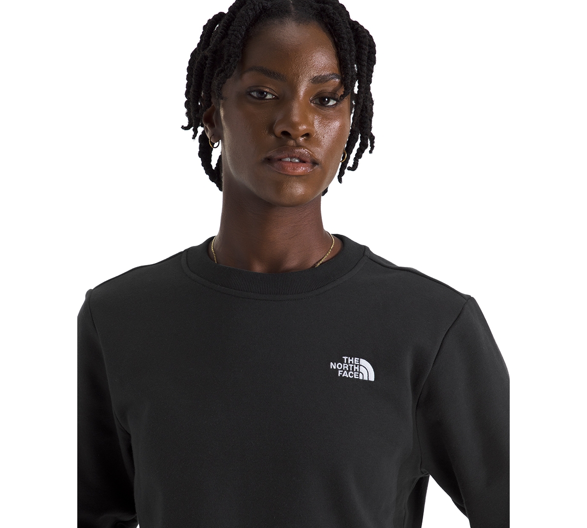 The North Face Women's Evolution Simple Dome Crew Neck Top In Black