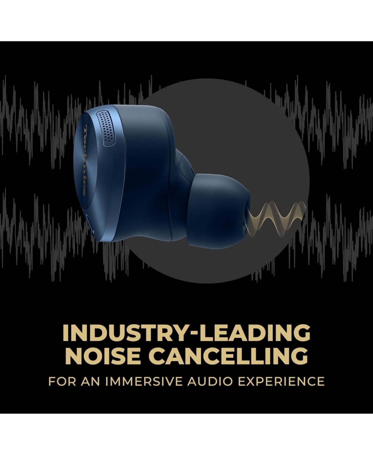 Panasonic Technics Eah-aZ80-A Premium Hi-Fi True Wireless Bluetooth Earbuds with Advanced Noise Cancelling - Midnight Blue