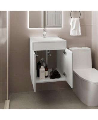 45CM MDF Wall-Mounted Bathroom Vanity