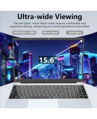 Laptop Computer, 16GB DDR4 512GB SSD,Core N95, 15.6" FHD IPS, 2.4G/5G WiFi, Webcam, Cooling Fan, Fingerprint Unlock, Backlit Keyboard