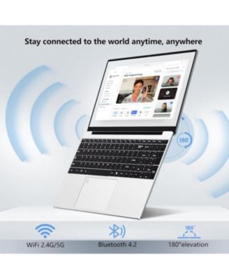 Gaming Laptop, 15.6 Inch Laptop Computer, Laptops 16GB RAM 512GB SSD, 12th Gen N95 Processor (Up to 3.4GHz), Supports 180 Angle Opening Backlit Keyboard Fingerprint Unlock FHD IPS 19201080 MINI-HDMI