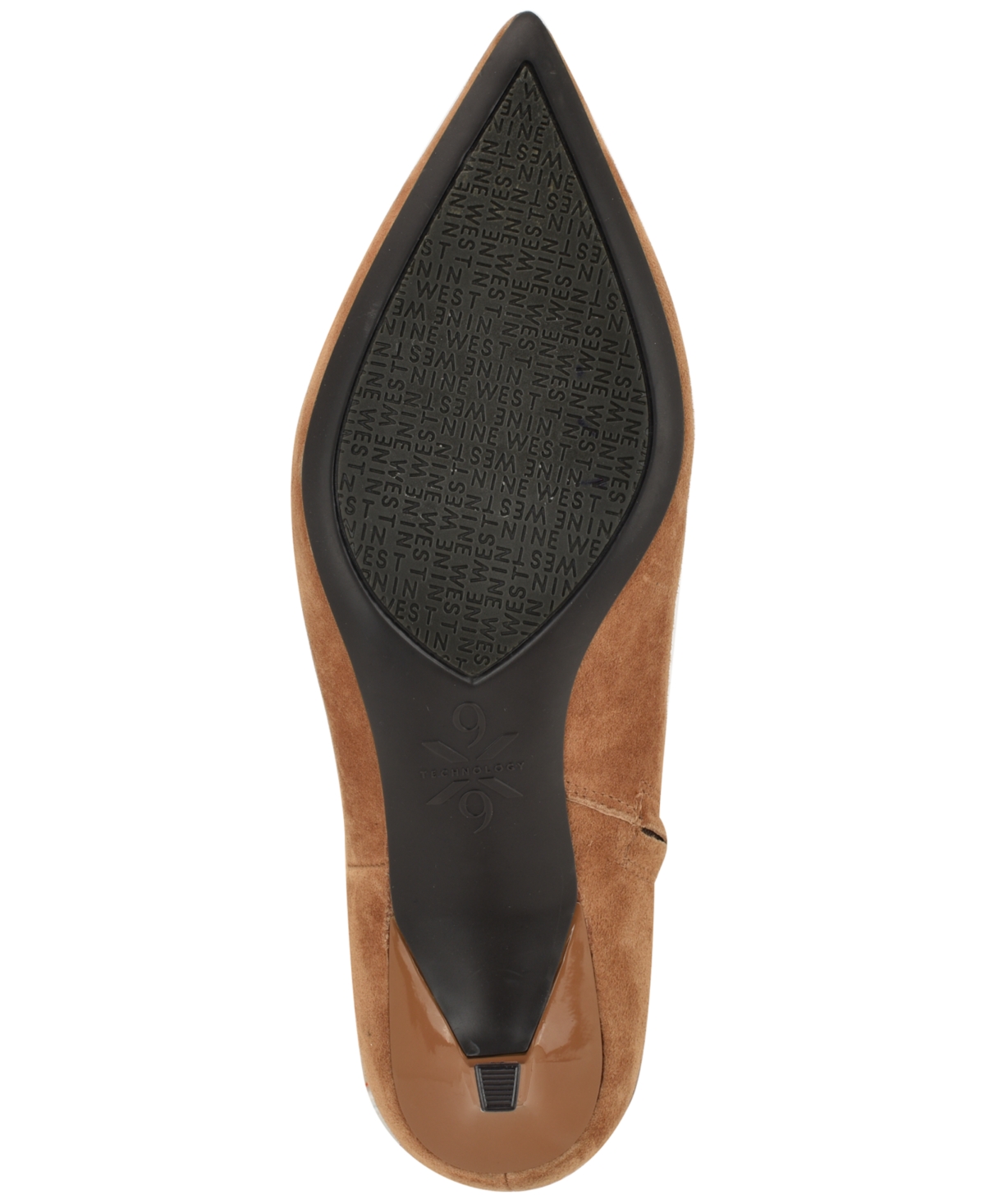 Nine West Womens Kimdee 9x9 Tall Stiletto Dress Boots Regular Wide Calf In Brown