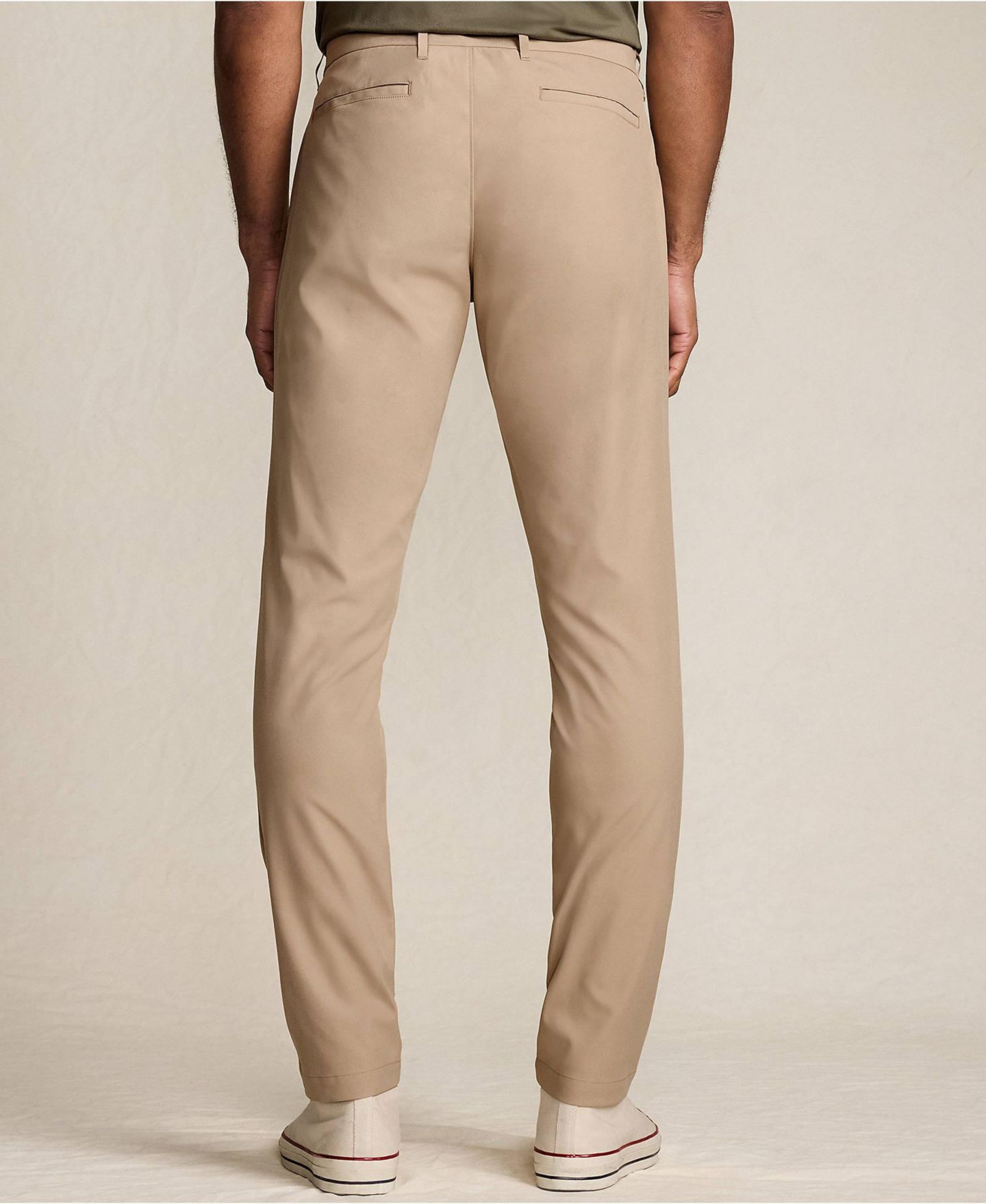 Мужские брюки Lands' End Slim Fit Performance Pant, цвет: Пустынный рыжевато-коричневый — фото 2