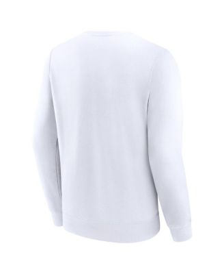 Men's White Arkansas Razorbacks Short Name Pullover Sweatshirt