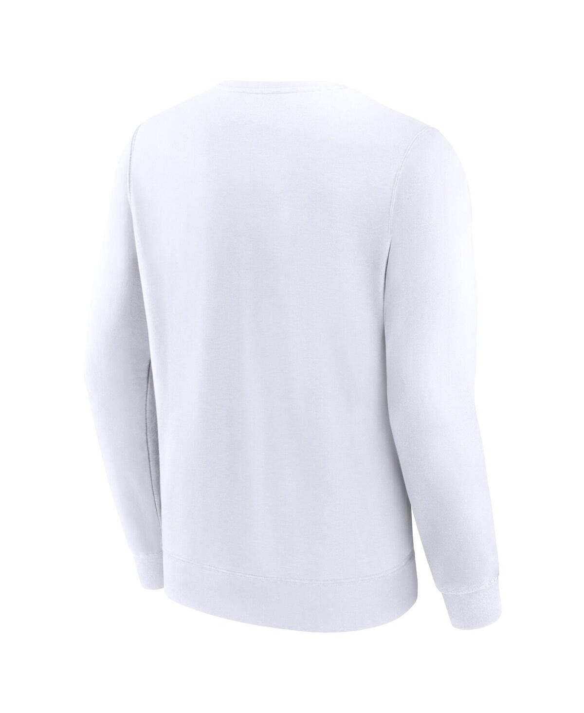 Fanatics Men's White Arkansas Razorbacks Short Name Pullover Sweatshirt In White