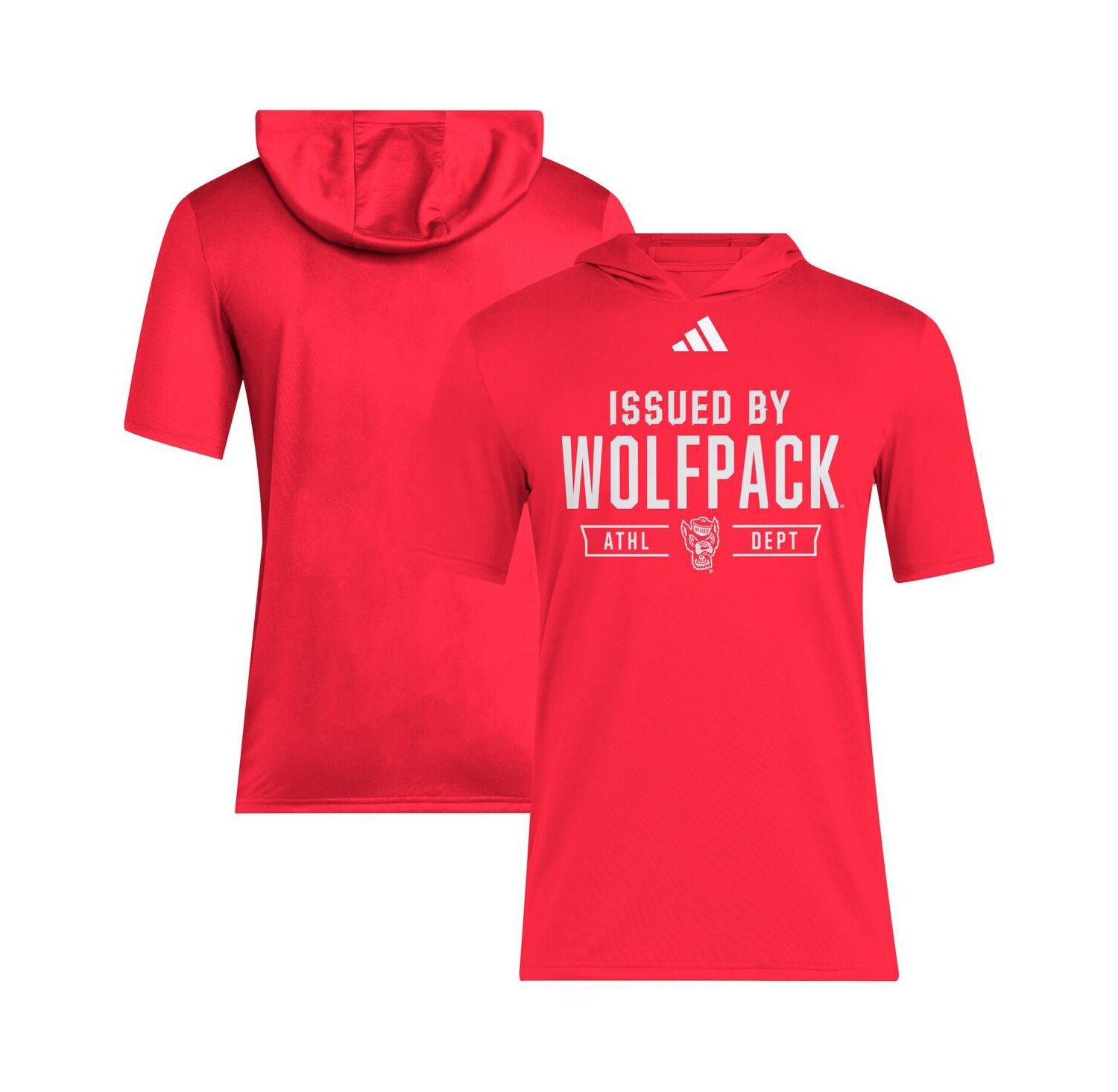 Men's Red NC State Wolfpack 2025 AREOREADY Sideline Training Hooded T-Shirt