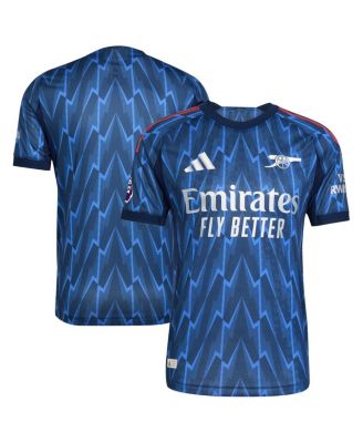 adidas - Men's Blue Arsenal 2025/26 Away Authentic Jersey with Patch