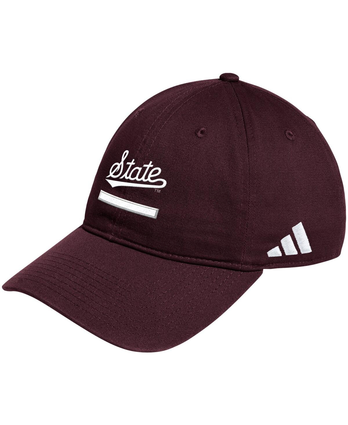 Adidas Men's Maroon Mississippi State Bulldogs Locker Room Adjustable Slouch Hat