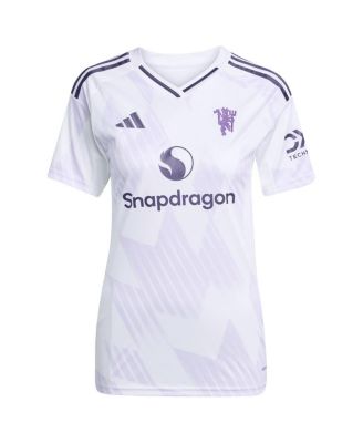 Women's White Manchester United 2025/26 Away Replica Jersey