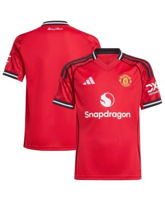 Big Boys and Girls Red Manchester United Home 2025/26 Replica Jersey