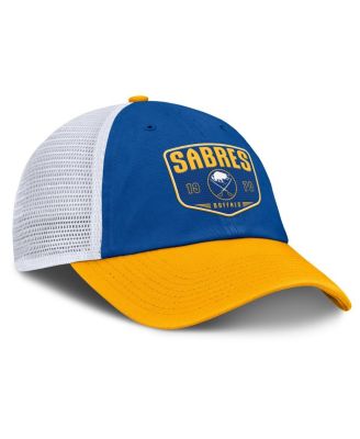 Men's Royal Buffalo Sabres Fundamental One-Time Trucker Adjustable Hat