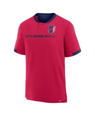 Men's Red St. Louis City SC Stoppage Time Striker T-Shirt