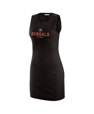 Women's x Gracie Hunt Black Cincinnati Bengals Ribbed Tank Dress