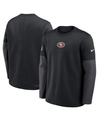 Men's Black San Francisco 49ers Sideline Scripted to Win Performance Long Sleeve T-Shirt