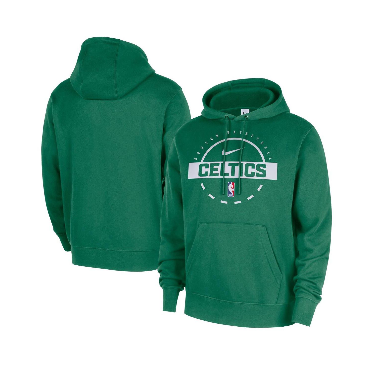 Men's Kelly Green Boston Celtics 2025/26 Authentic Practice Club Pullover Hoodie