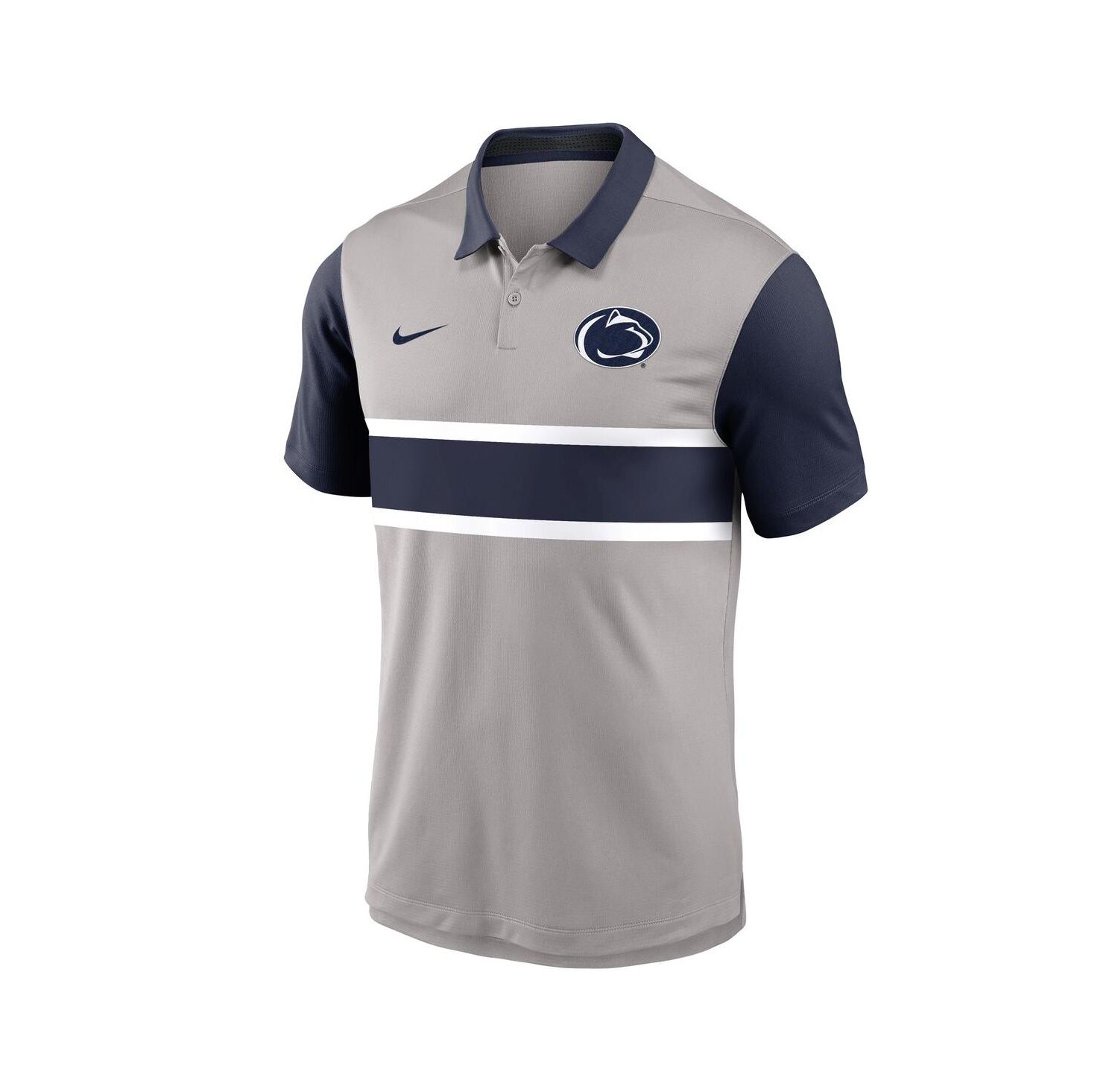 Men's Gray/Navy Penn State Nittany Lions Vapor Performance Polo Shirt