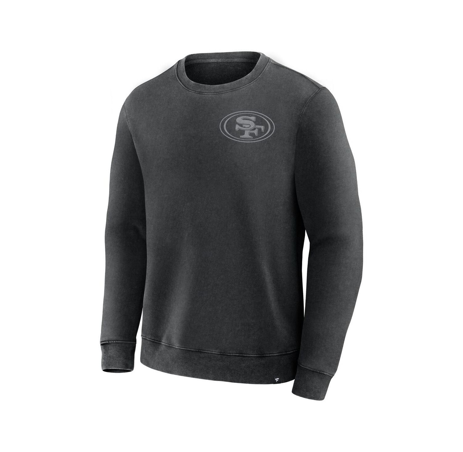 Men's Black San Francisco 49ers Deep Route Pullover Sweatshirt