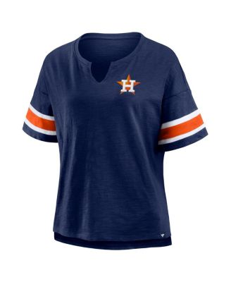 Women's Navy Houston Astros Curl Route T-Shirt