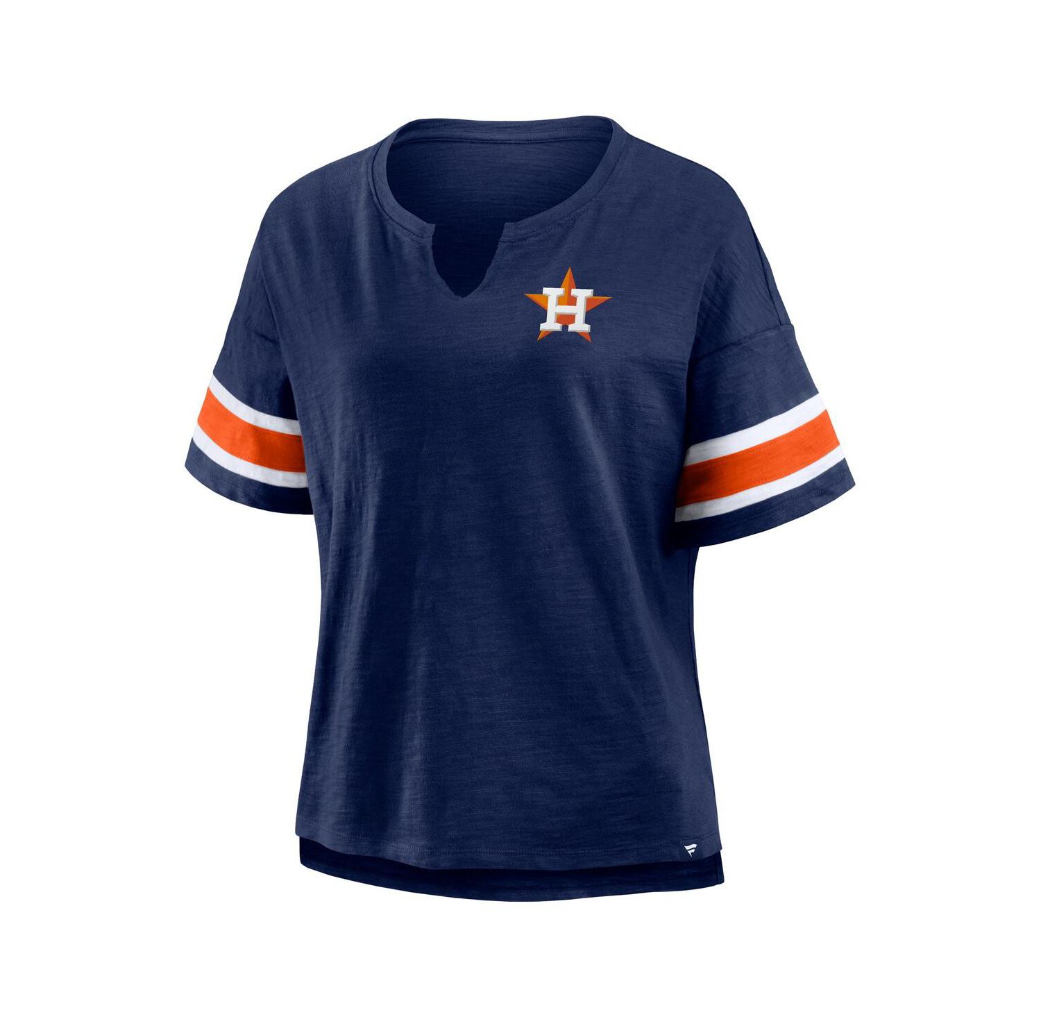 Women's Navy Houston Astros Curl Route T-Shirt