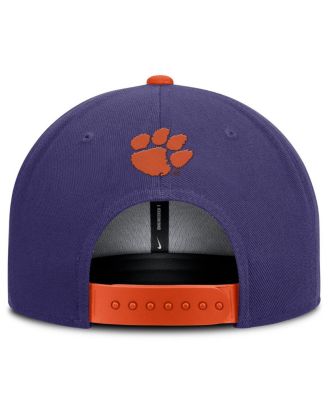 Men's Purple/Orange Clemson Tigers 2025 On-Field Patch Pro Dri-FIT Snapback Hat