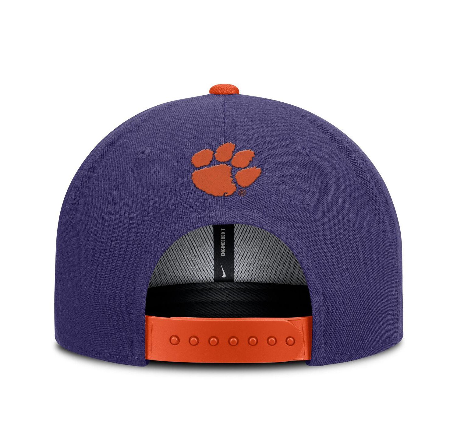 Men's Purple/Orange Clemson Tigers 2025 On-Field Patch Pro Dri-FIT Snapback Hat