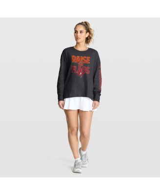 Women's Heather Pewter Tampa Bay Buccaneers Hometown Legacy Long Sleeve T-Shirt