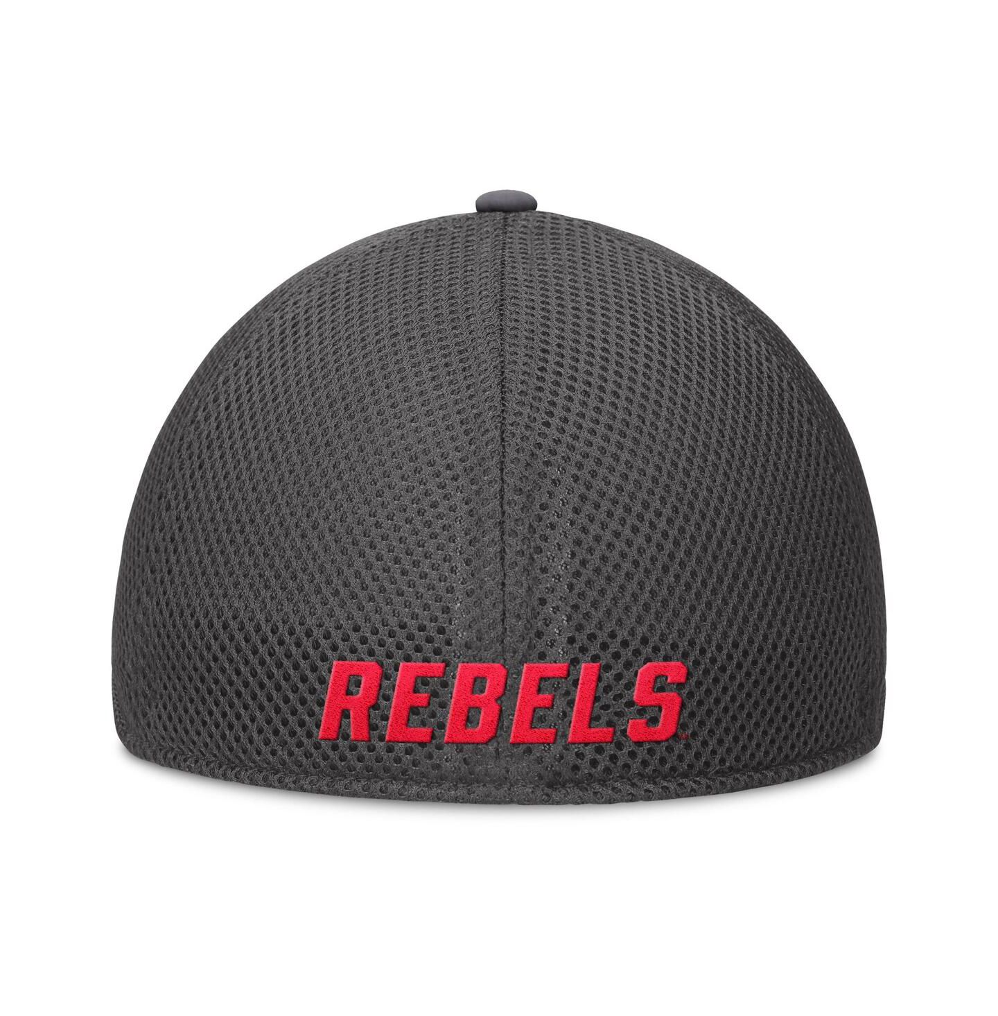 Мужская кепка Fanatics Gray Ole Miss Rebels Clincher Flex Hat — фото 4