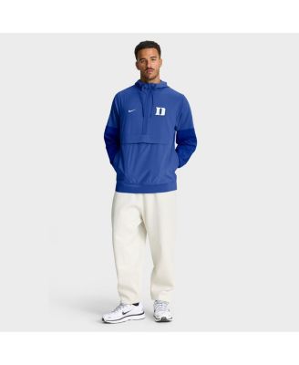 Men's Royal Duke Blue Devils Anorak Half-Zip Hoodie Jacket