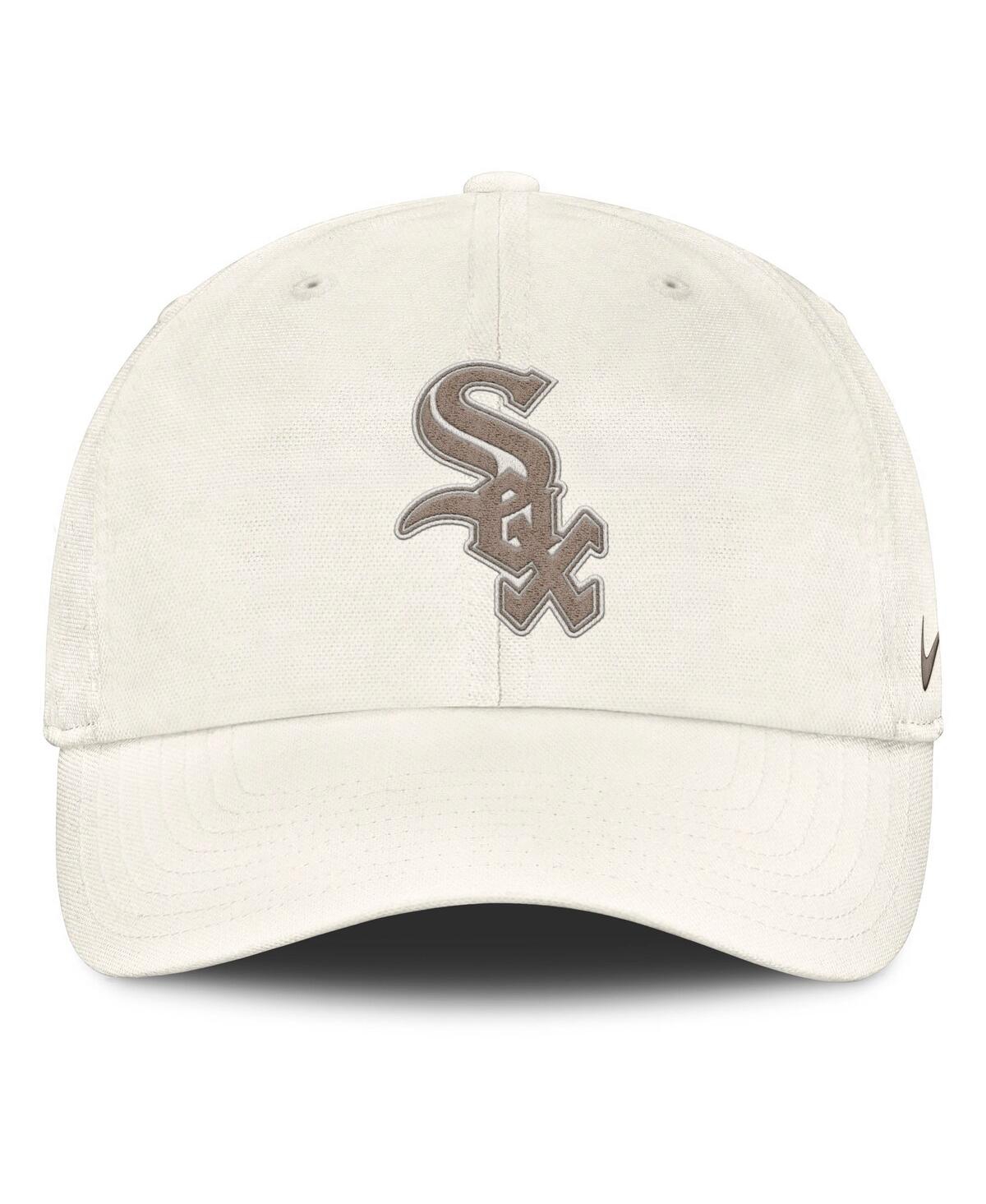 Nike Chicago White Sox Club  Men's Mlb Adjustable Hat In White