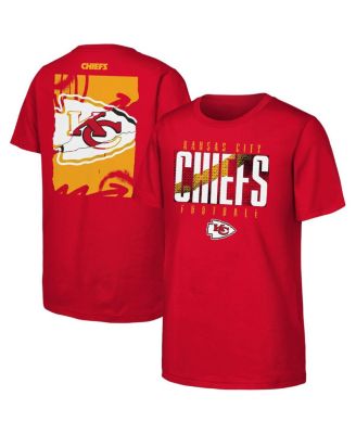 Outerstuff - Big Boys and Girls Red Kansas City Chiefs Posterize T-Shirt