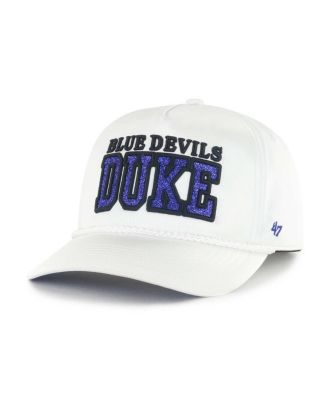 Women's White Duke Blue Devils Outspoken Hitch Adjustable Hat