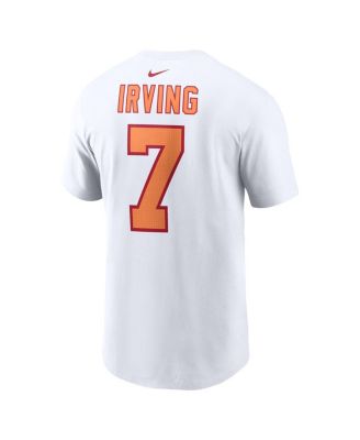 Men's Bucky Irving White '76 Tampa Bay Buccaneers 50th Season Alternate Name Number T-Shirt