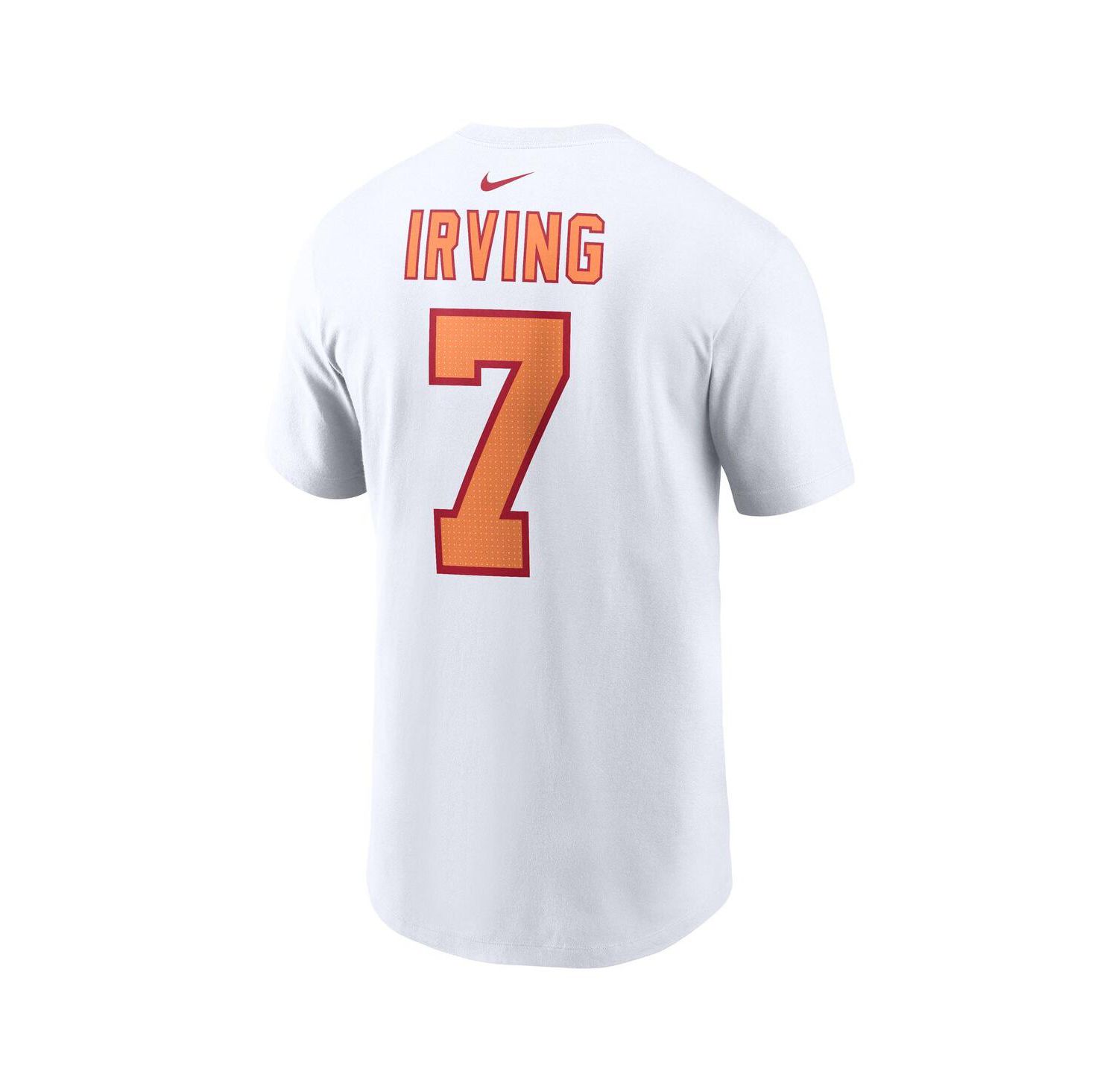 Men's Bucky Irving White '76 Tampa Bay Buccaneers 50th Season Alternate Name & Number T-Shirt