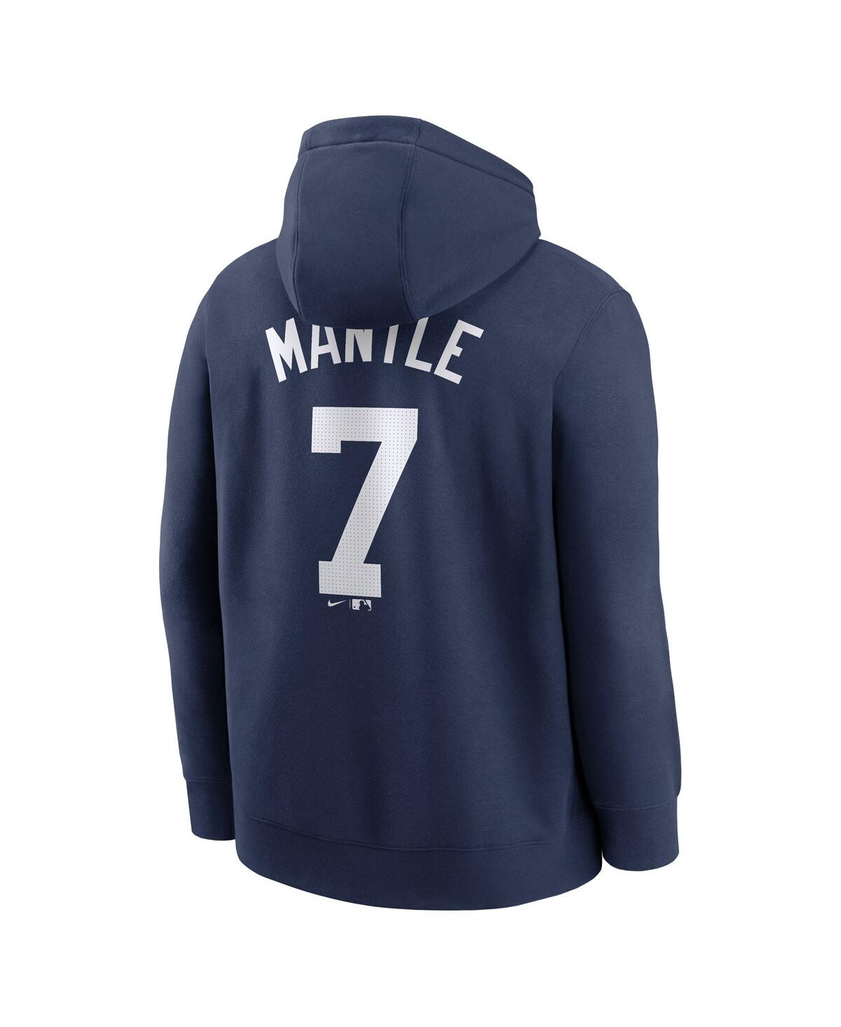 Nike Men's Anthony Volpe Navy New York Yankees Player Name Number Club Pullover Hoodie In Blue