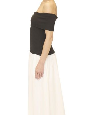 Women's Darcy Mixed Media Off Shoulder Dress