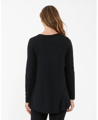 Maternity Raw Edge Nursing Top
